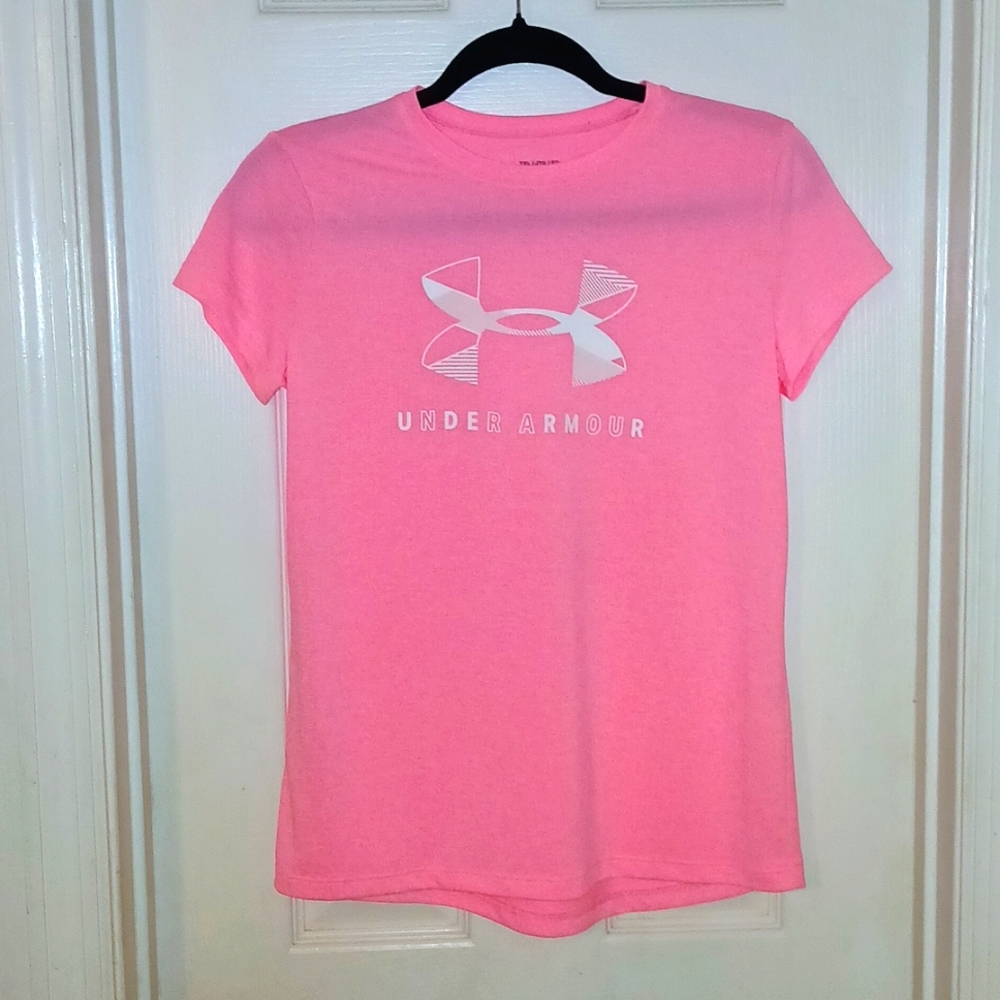 Hot PINK Under Armor top